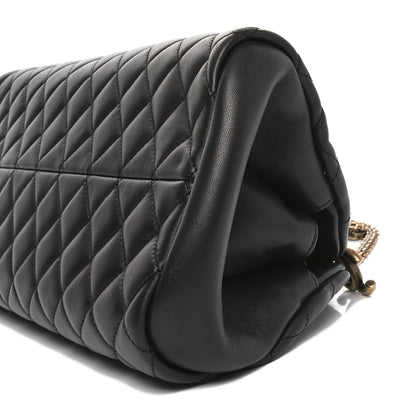 Chanel Lambskin Quilted Medium Just Mademoiselle Black 10 of 10