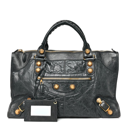 Balenciaga Agneau Giant 21 Gold Hardware Work Anthracite 3 of 12