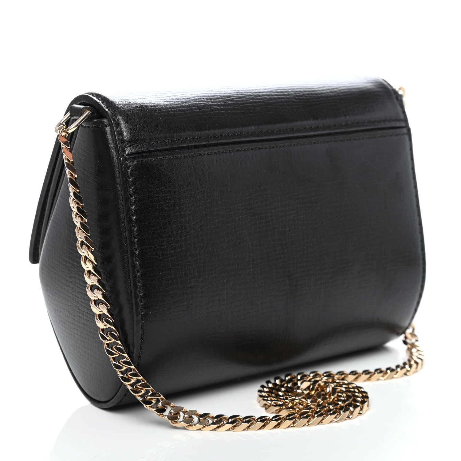Givenchy Textured Calfskin Micro Pandora Box Clutch Black 2 of 4
