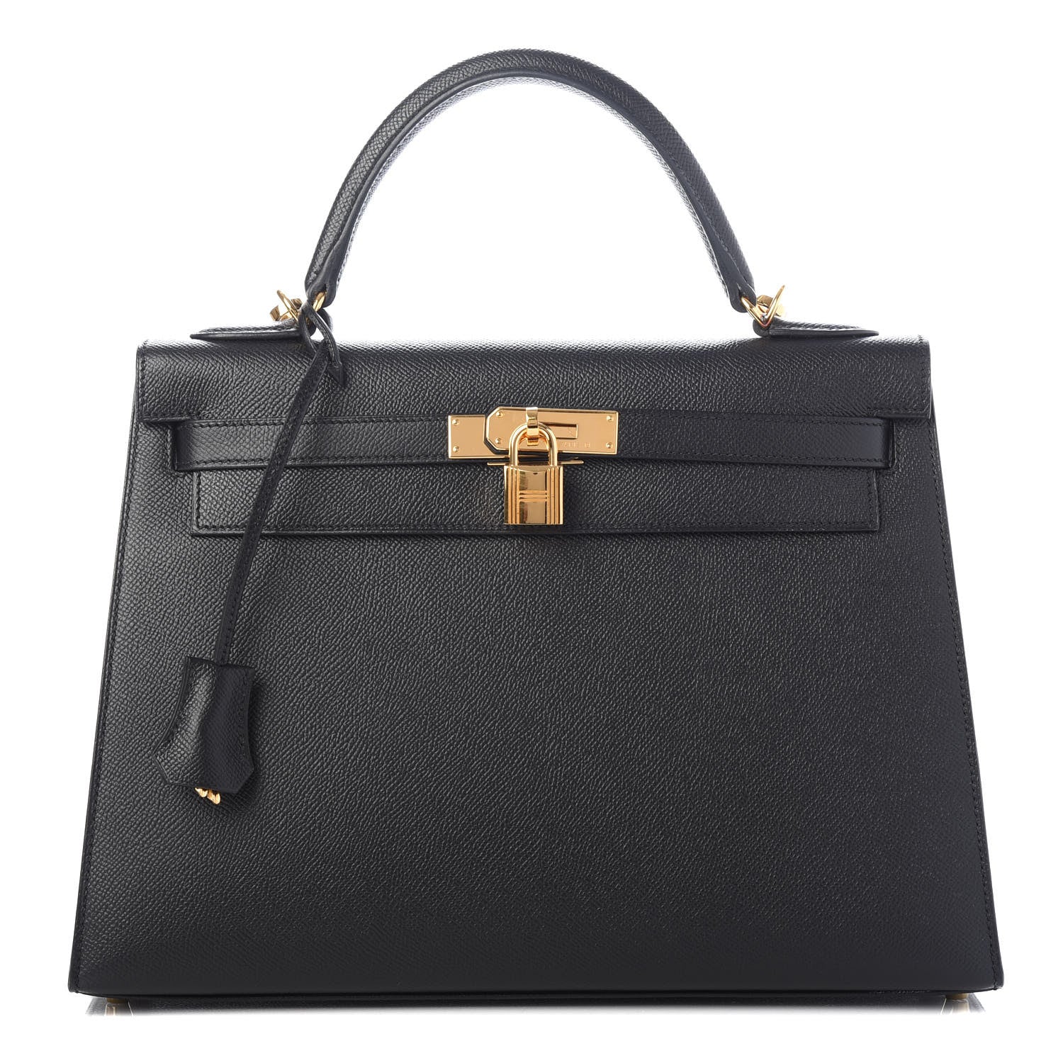 Hermes Epsom Kelly Sellier 32 Black 1 of 10