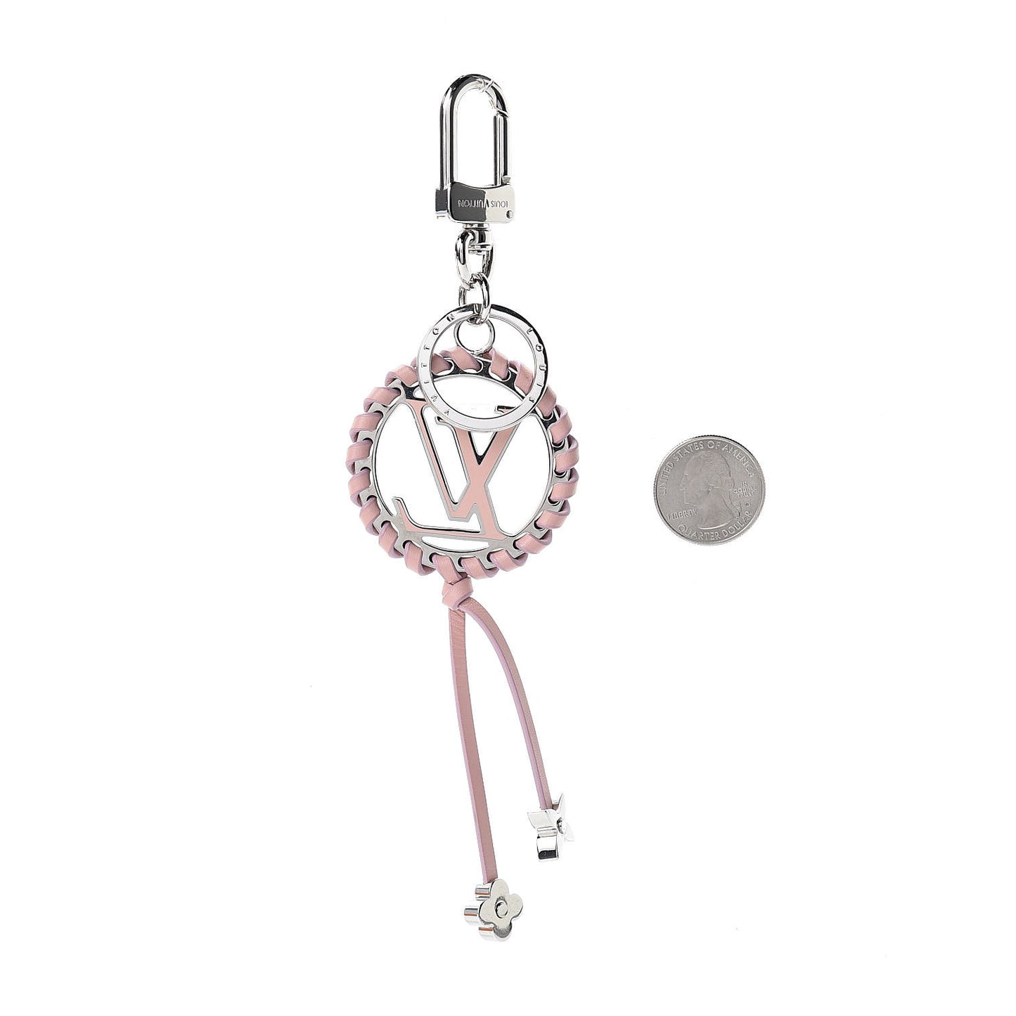 Very Bag Charm Key Holder Pink Whisper