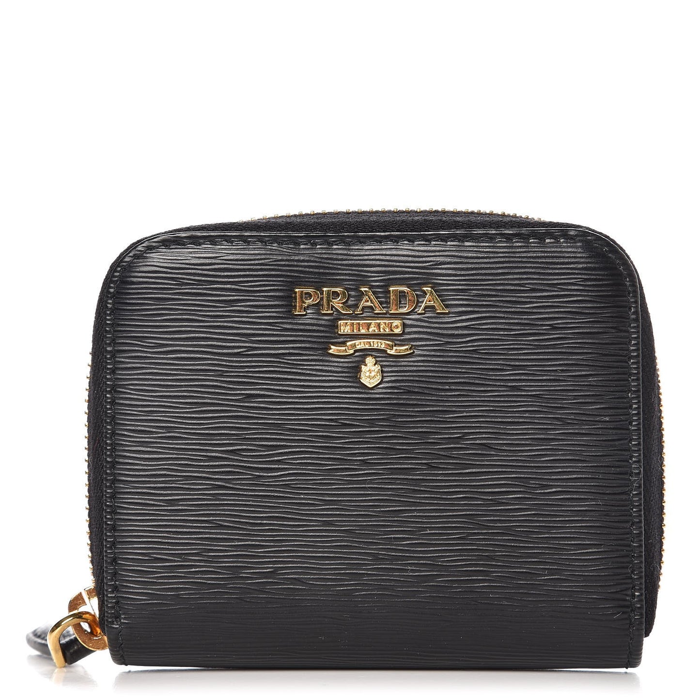 Vitello Move Metal Coin Purse Nero Black