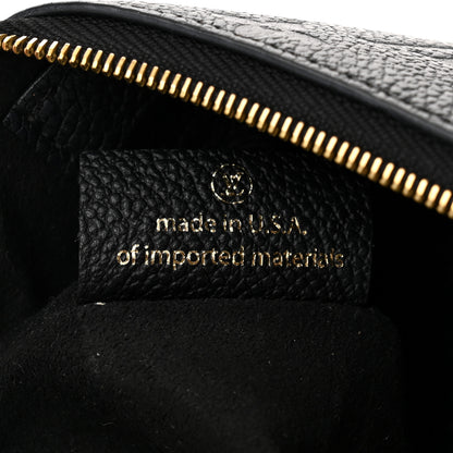Louis Vuitton Empreinte Double Zip Pochette Black 8 of 12