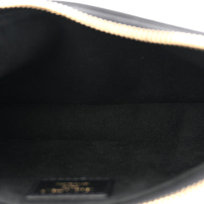 Louis Vuitton Calfskin LV Bloom Pochette  Black 5 of 11