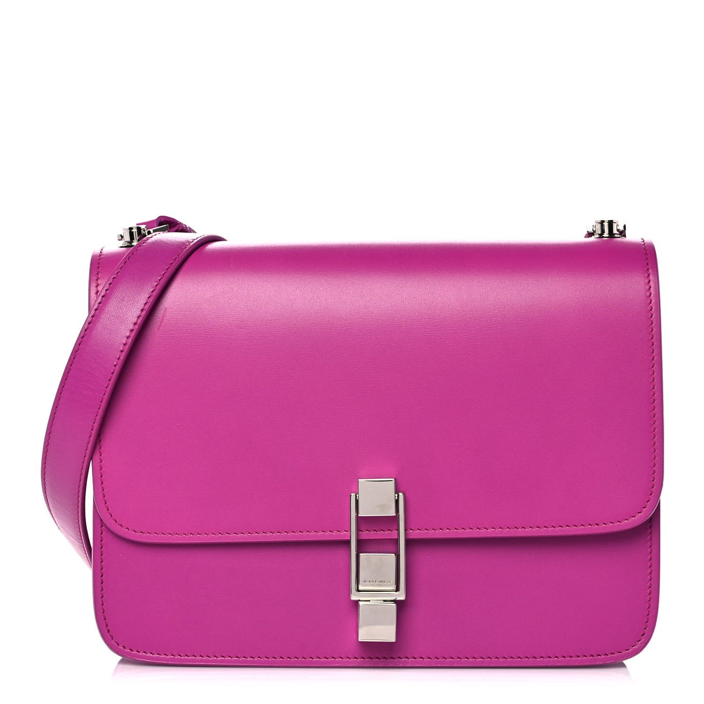 Smooth Calfskin Le Carre Shoulder Bag Purple