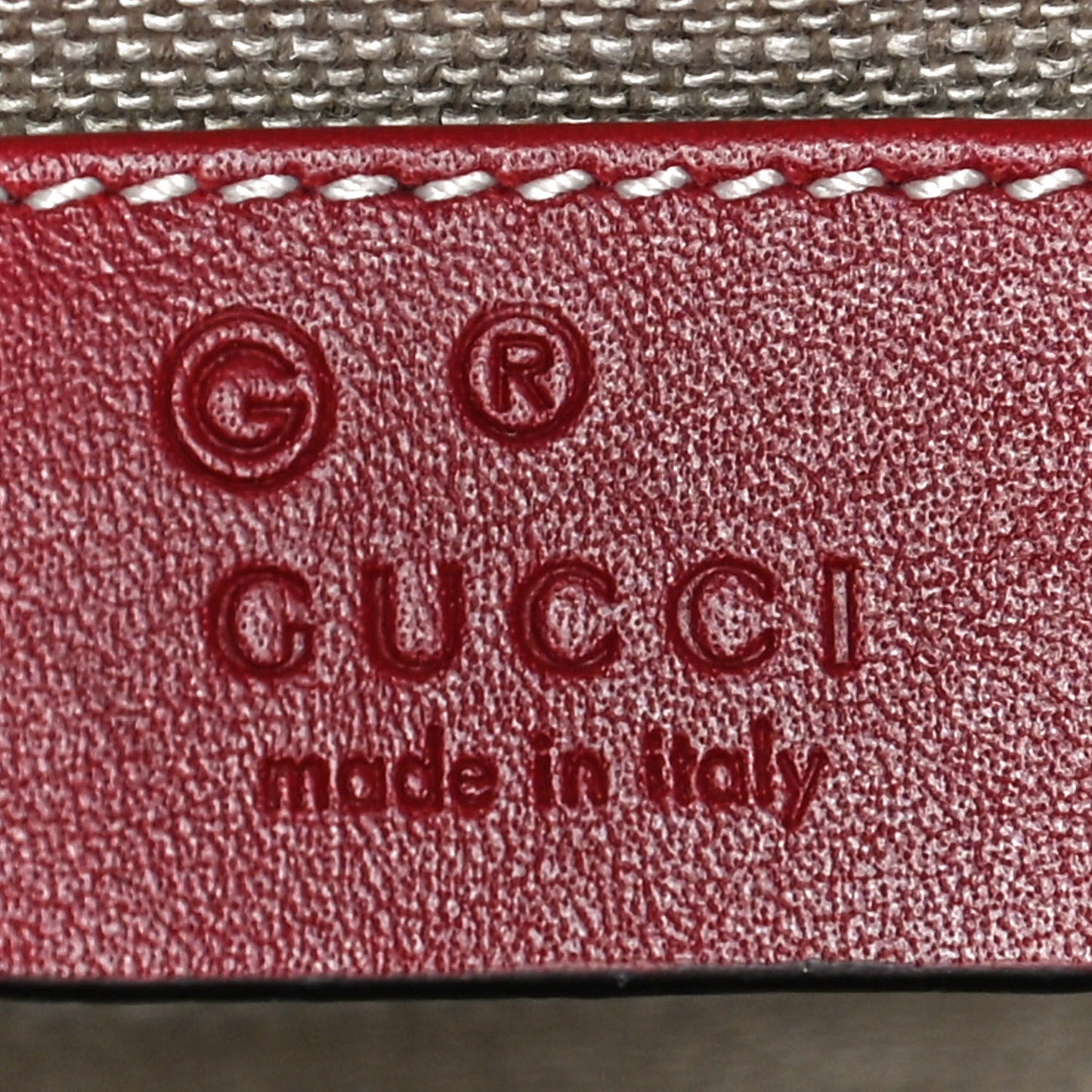 Soft Microguccissima Mini Emily Chain Shoulder Bag Rosso