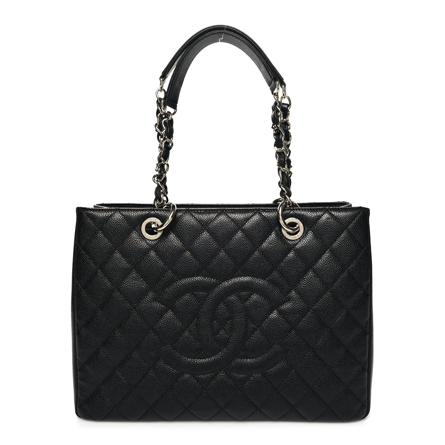 Chanel Caviar Quilted Grand Shopping Tote GST Black 1 of 11