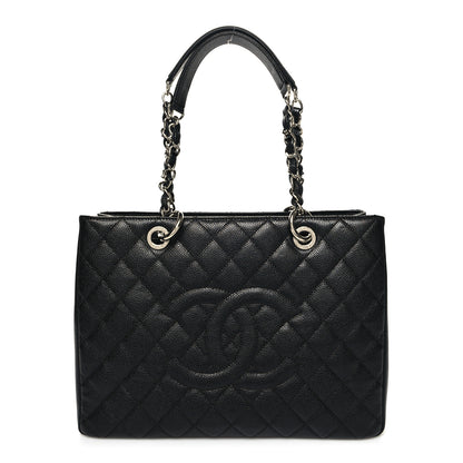 Chanel Caviar Quilted Grand Shopping Tote GST Black 1 of 11