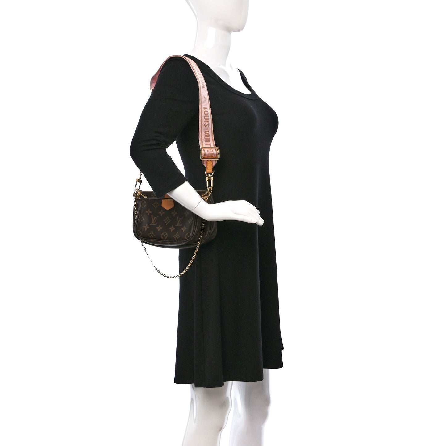 Monogram Multi Pochette Accessories Rose Clair