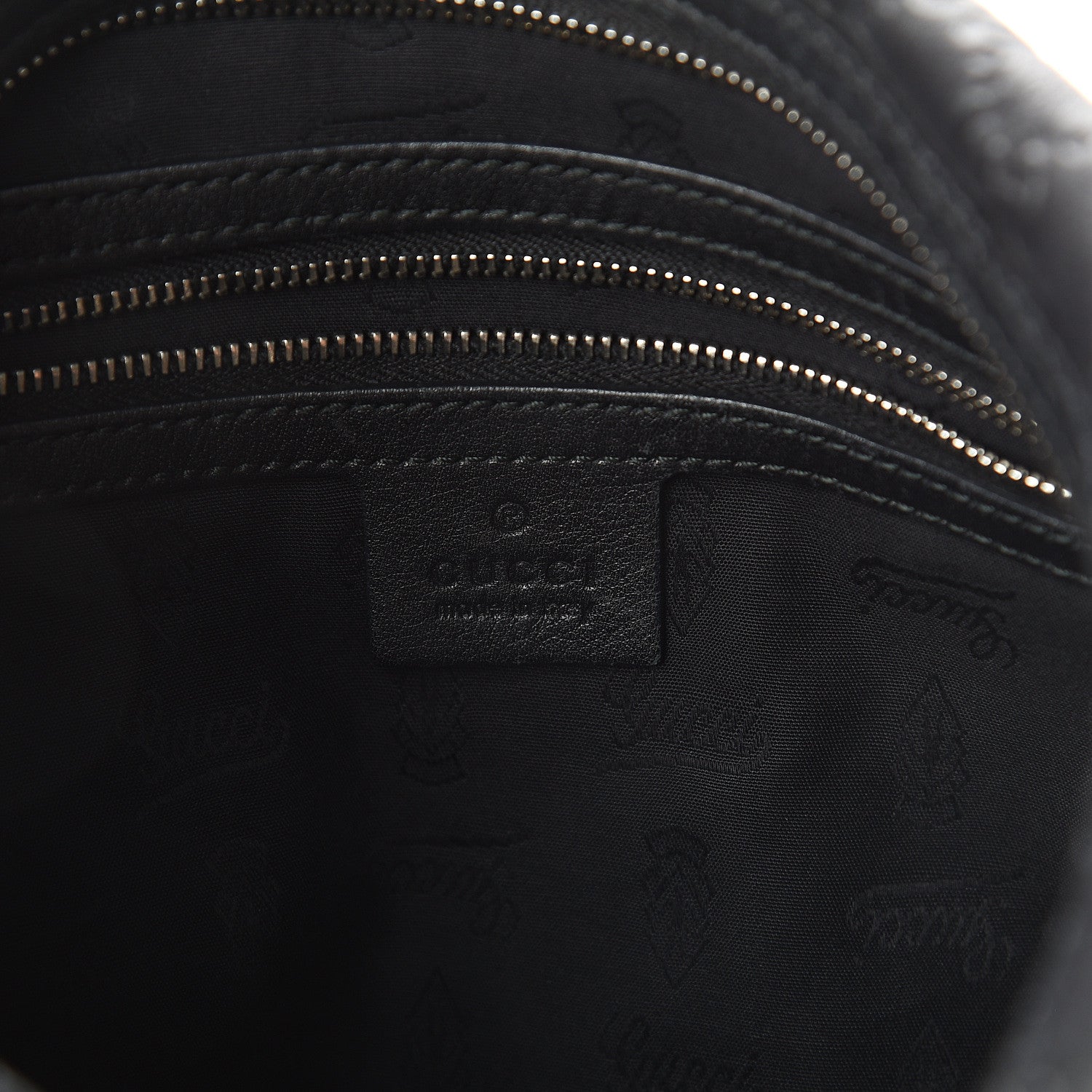 Gucci Guccissima Large GG Twins Hobo Black 5 of 8