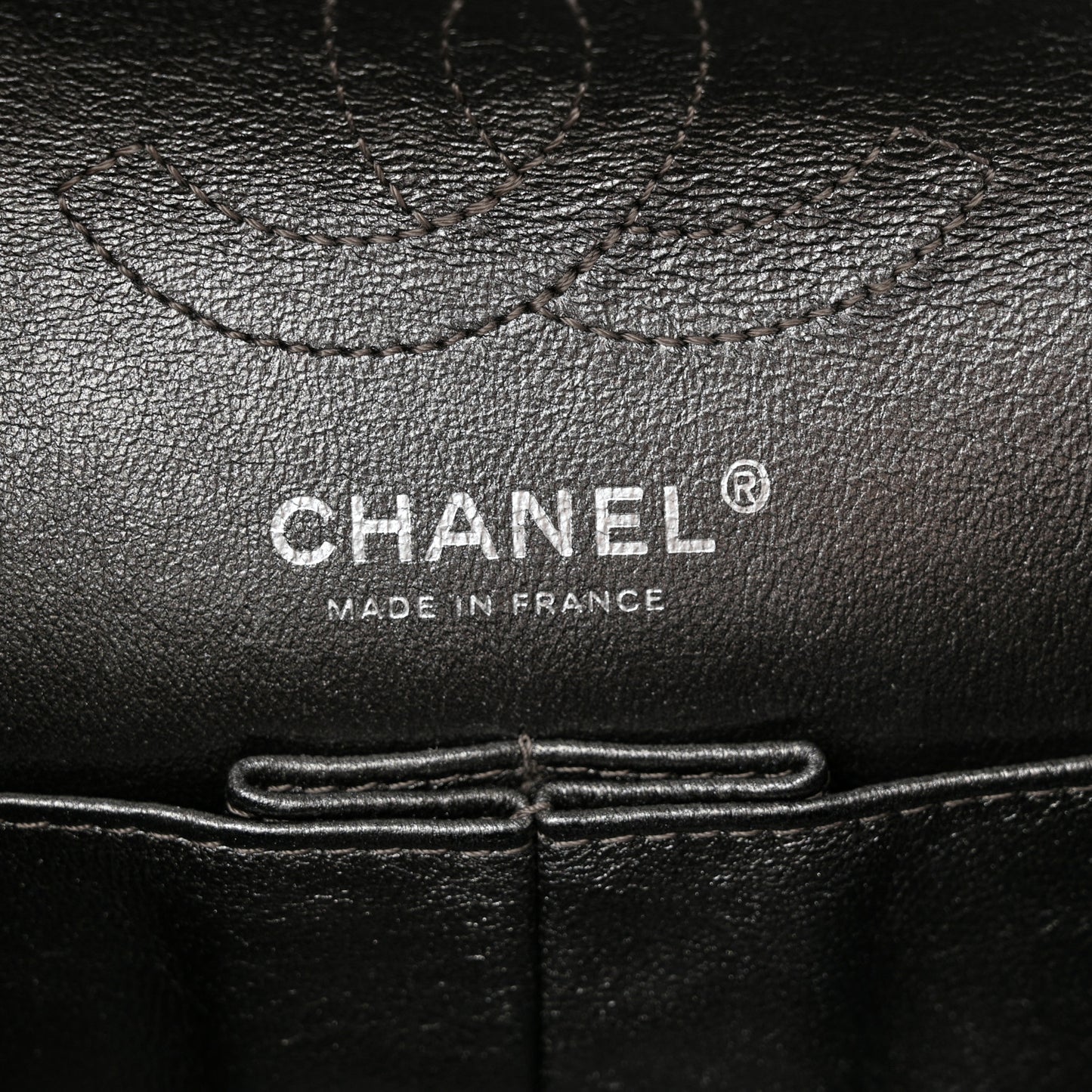 Metallic Calfskin Quilted 2.55 Reissue 224 Flap Silver