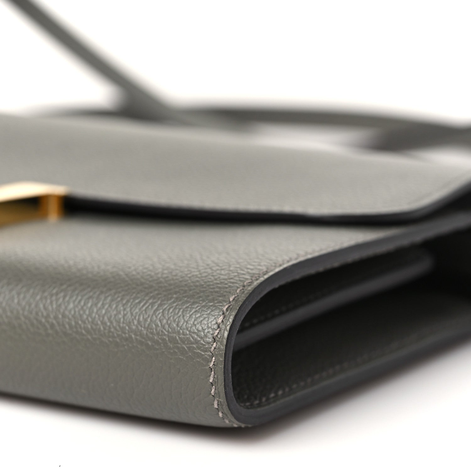 Hermes Evercolor Constance Long To Go Wallet Gris Meyer Gris Meyer 10 of 11