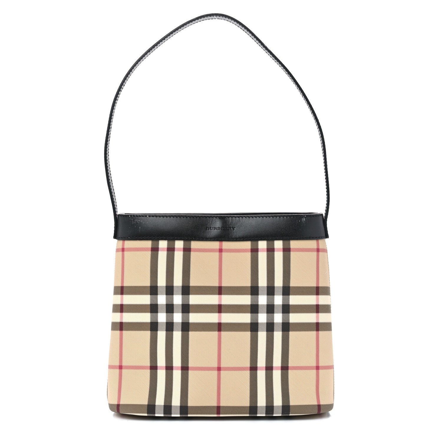 Burberry Prorsum House Check Shoulder Bag Black 1 of 14
