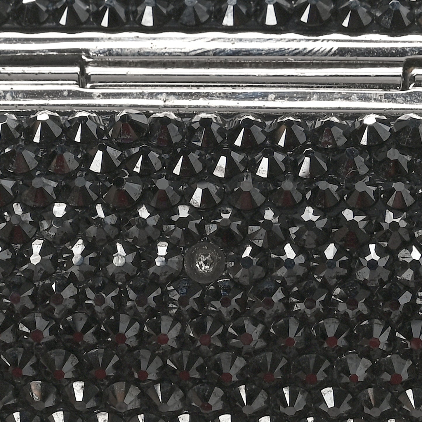 Swarovski Crystal Minaudiere Clutch Blue