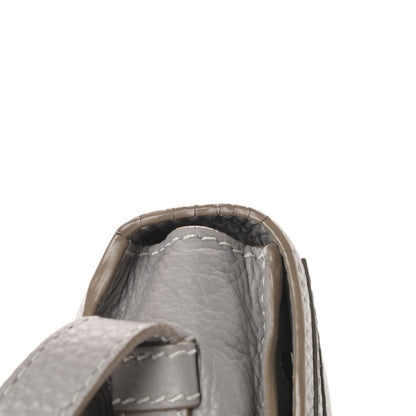 Chloe Calfskin Mini Marcie Round Crossbody Bag Cashmere Grey 13 of 15