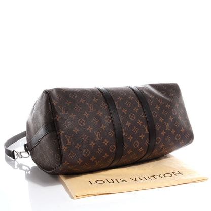 Louis Vuitton Monogram Macassar Keepall Bandouliere 45 4 of 7