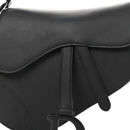 Christian Dior Ultra Matte Calfskin Saddle Bag Black 8 of 10