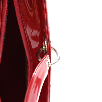 Christian Dior Patent Cannage Large Lady Dior Red 12 of 12