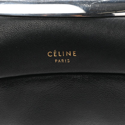 Celine Calfskin Folded Clutch Black Grass 7 of 14