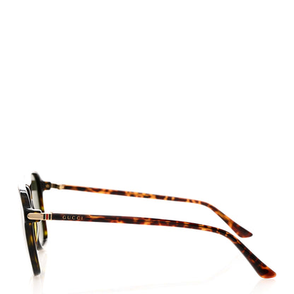Gucci Polarized Aviator Web GG Sunglasses GG0016S Tortoise 3 of 8