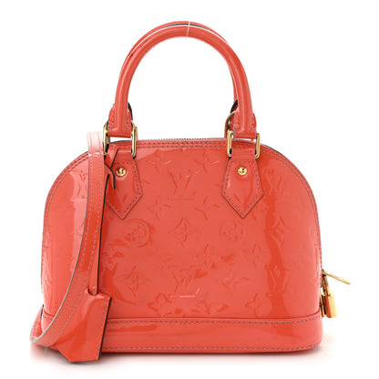 Louis Vuitton Vernis Alma BB Rose Litchi 1 of 12