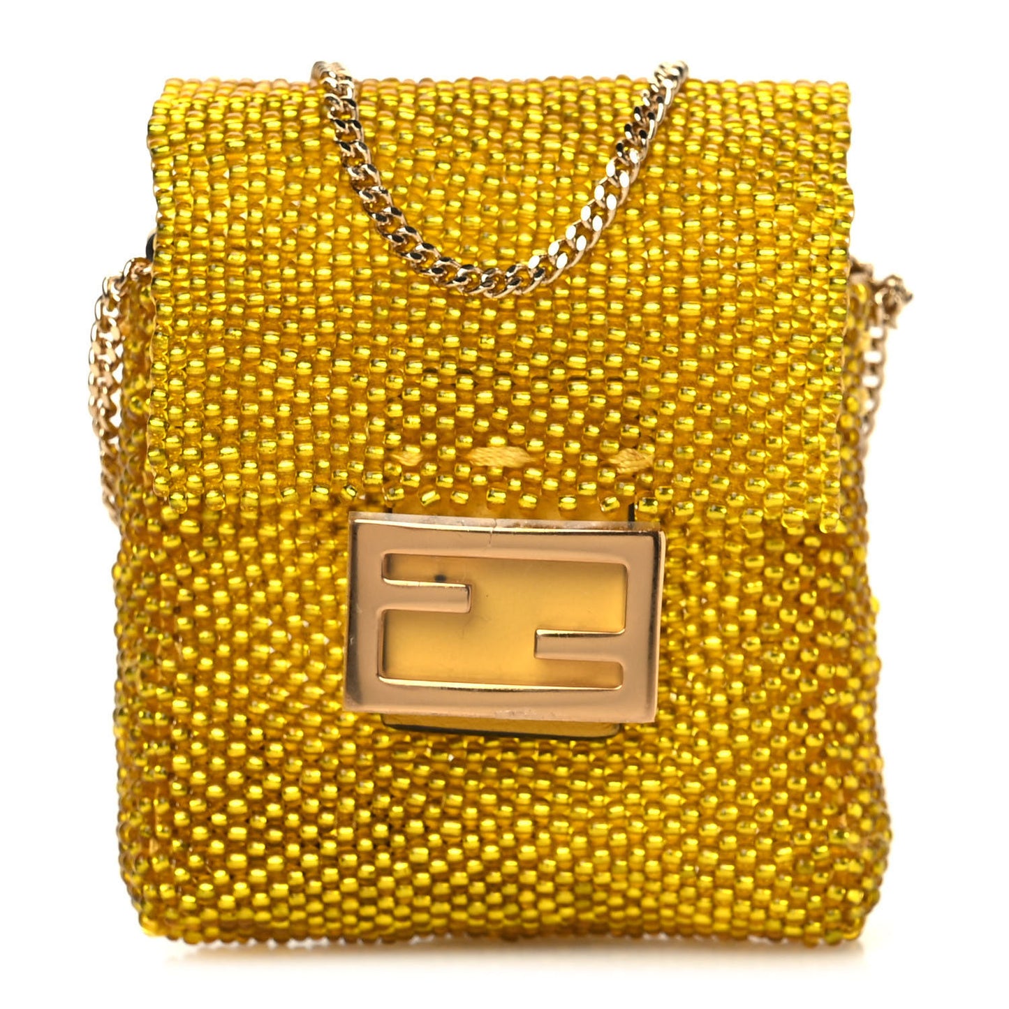 Glass Vitello King Beaded Mini Pico Baguette Charm Semolino