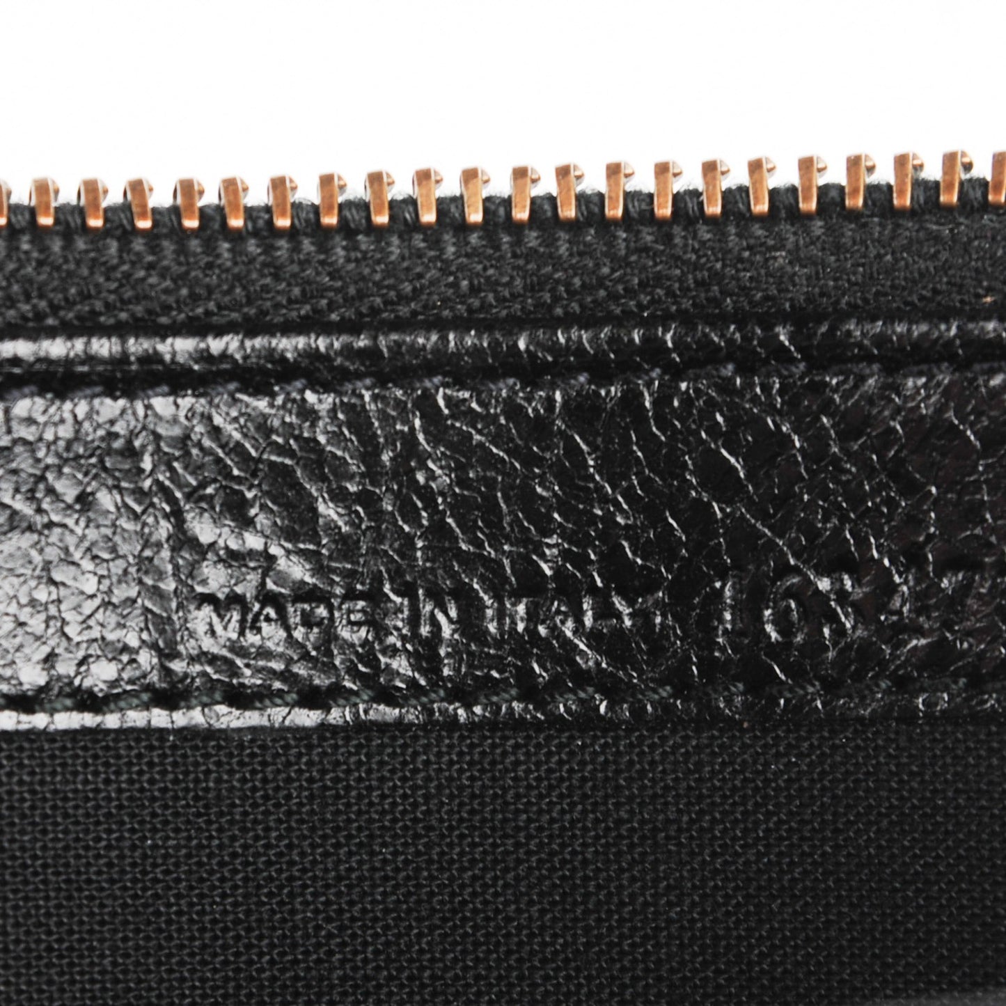 Agneau Classic Hardware Money Wallet Black