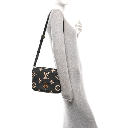 Louis Vuitton Empreinte Monogram Giant Pochette Metis Black Beige 3 of 19