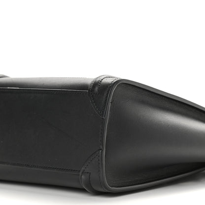Celine Smooth Calfskin Nano Luggage Black 10 of 10
