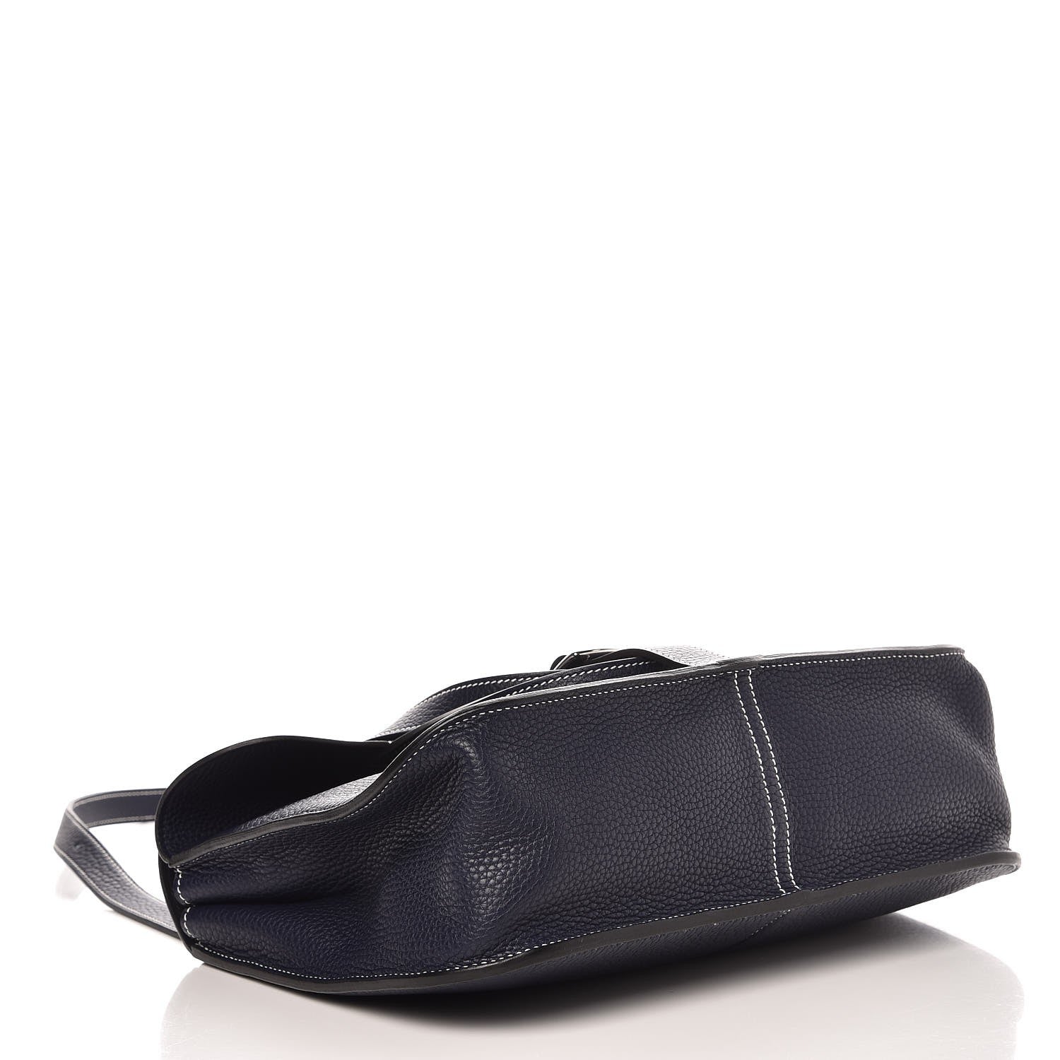 Hermes Taurillon Clemence Halzan 31 GM Bleu Nuit Indigo 5 of 10
