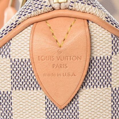 Louis Vuitton Damier Azur Speedy 25 10 of 15