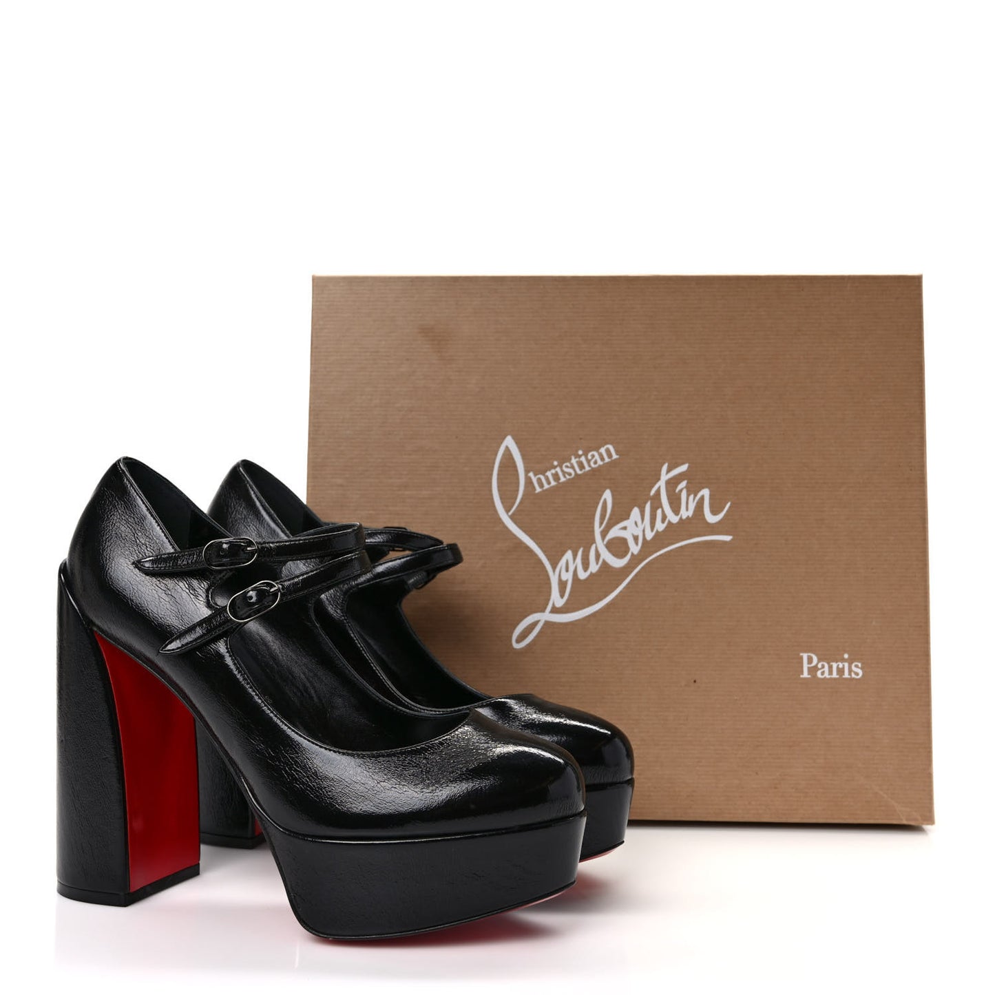 Patent Movida Jane 130 Platform Pumps 39 Black