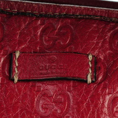 Gucci Guccissima XL Tote Red 8 of 10