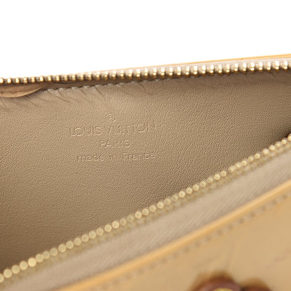 Louis Vuitton Vernis Lexington Fleurs Pochette Beige 5 of 7