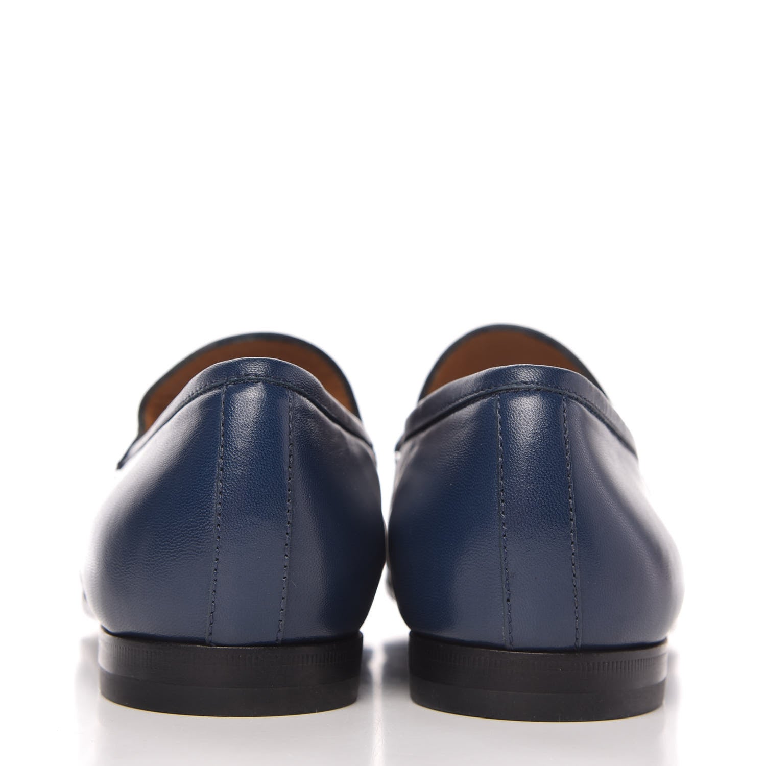 Gucci Malaga Kid Womens Jordaan Loafers 38.5 Blue Agata 6 of 10