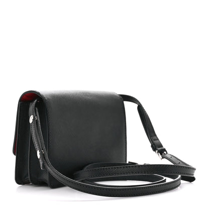 Prada Saffiano Lux Crossbody Bag Black 3 of 10