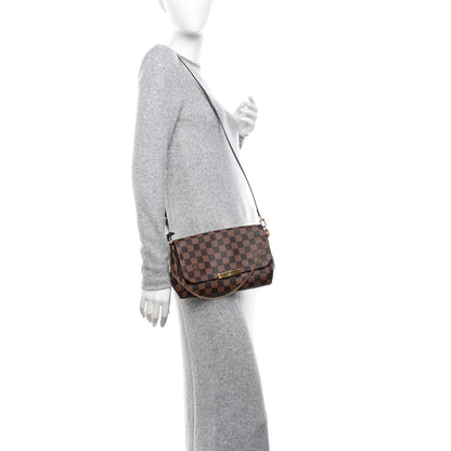 Louis Vuitton Damier Ebene Favorite MM 3 of 10