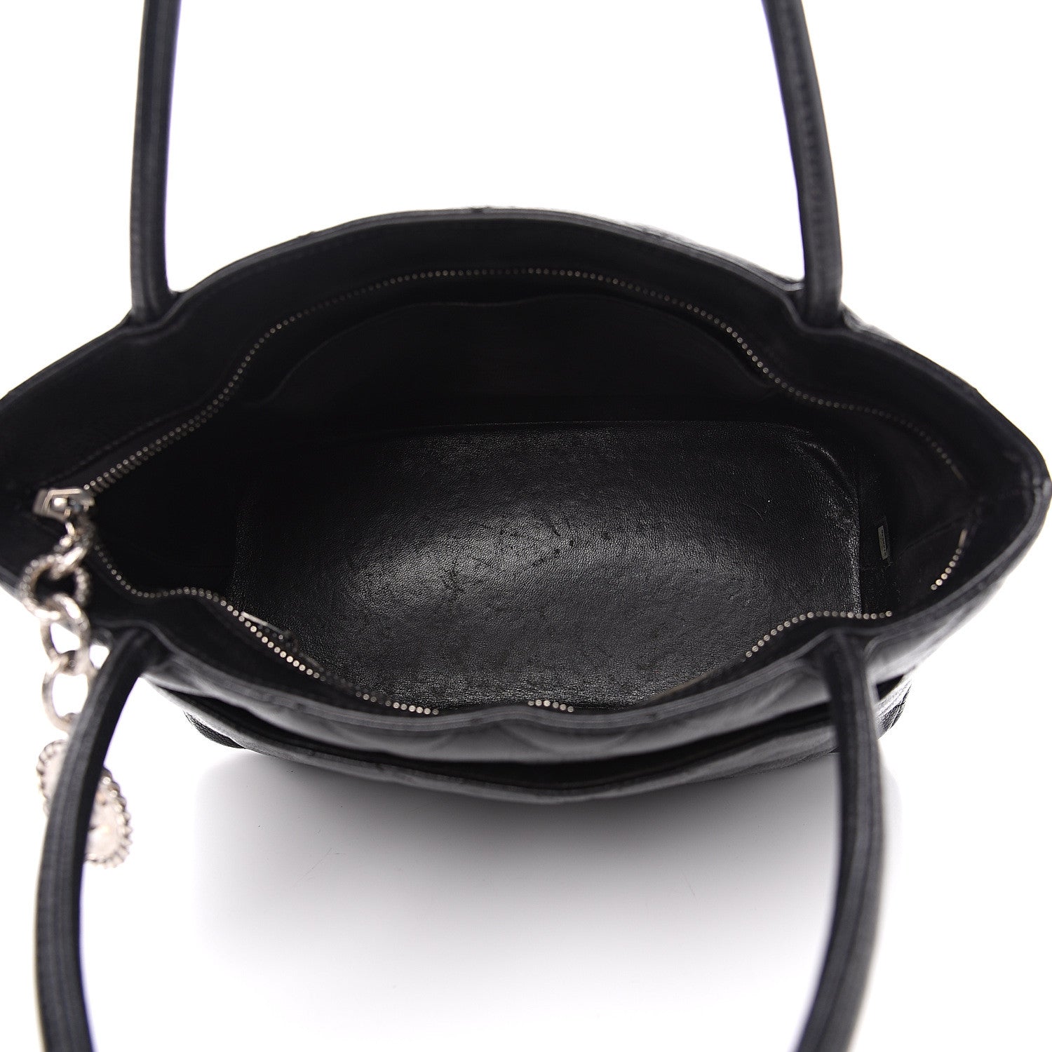 Chanel Caviar Quilted Medallion Tote Black 4 of 12