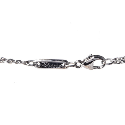 Chopard 18K White Gold Diamond Happy Spirit Pendant Necklace 5 of 6