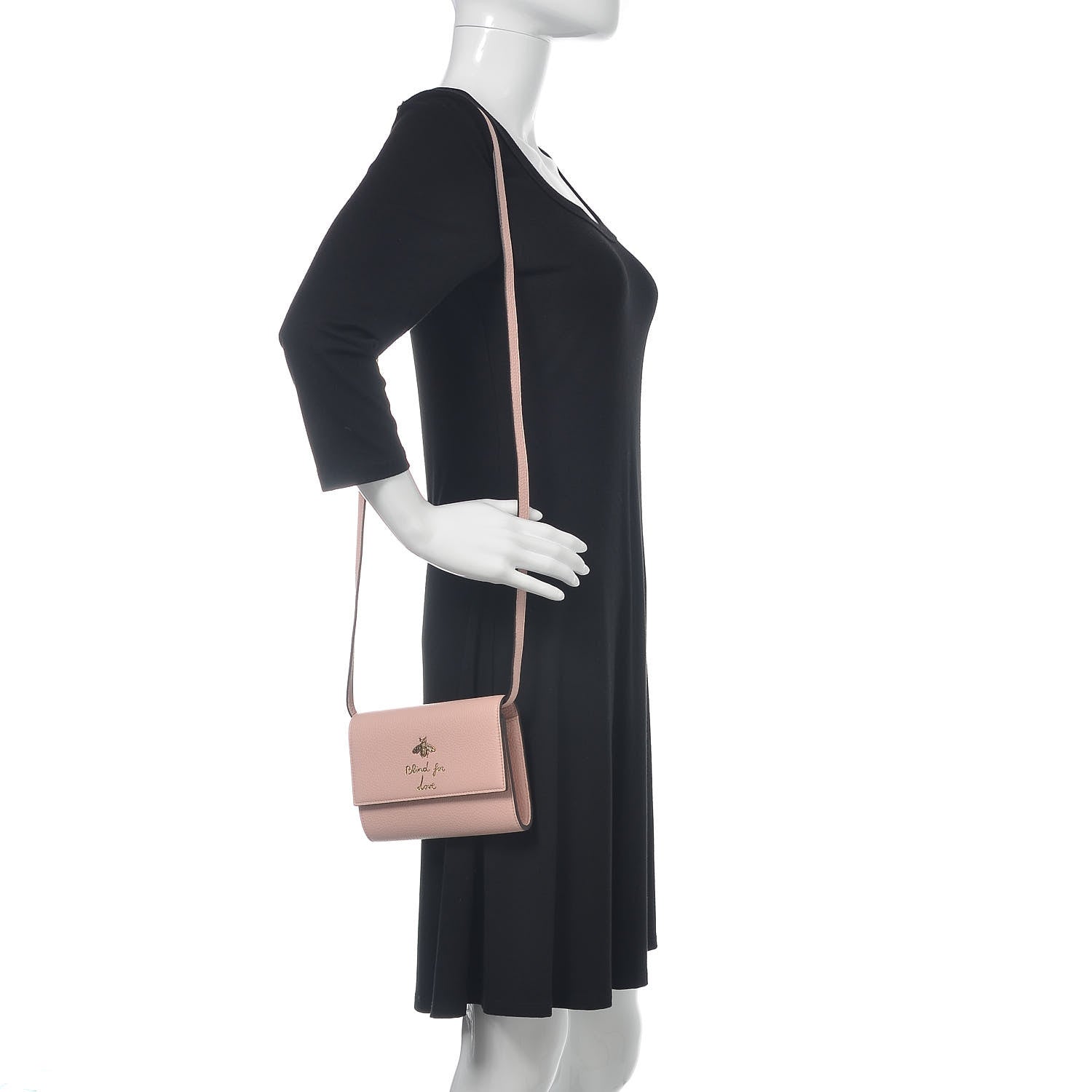 Gucci Calfskin Blind For Love Crossbody Pink 2 of 10