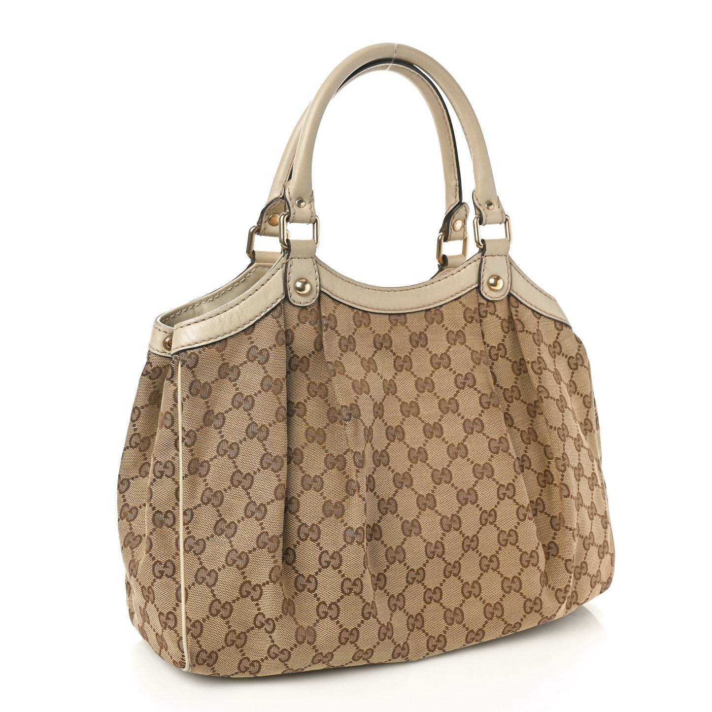 Monogram Medium Sukey Tote Off White
