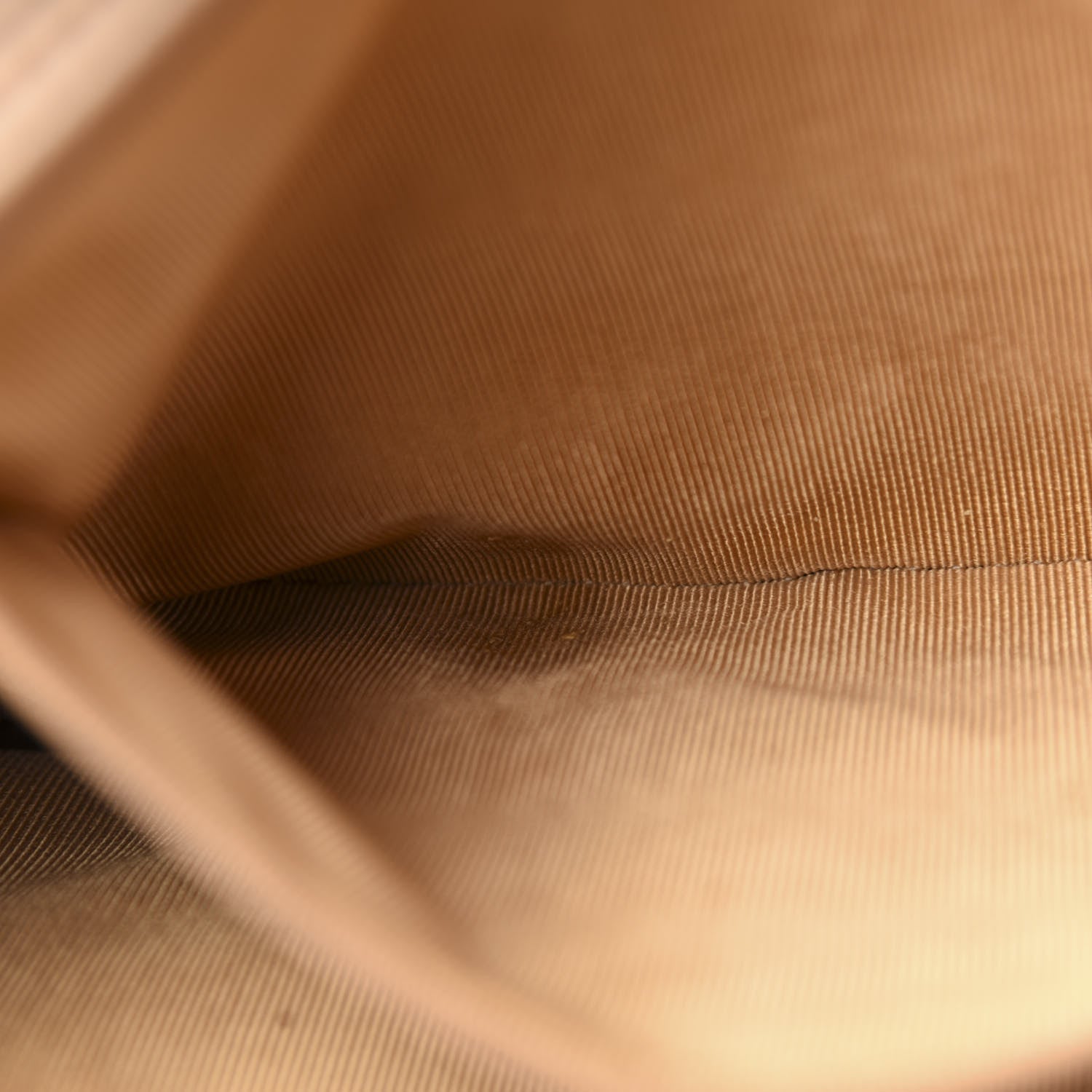 Chanel Toile Gingham Quilted CC Tote Shoulder Bag Beige 9 of 15