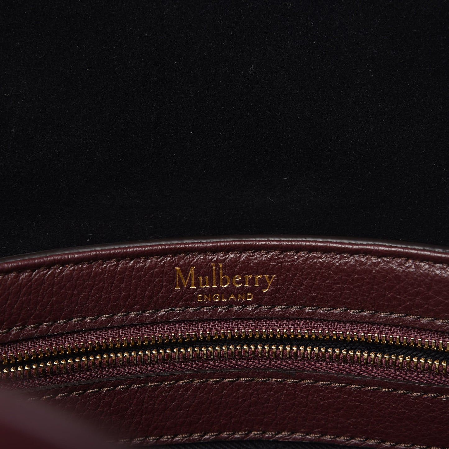 Classic Grain Calfskin Small Bayswater Backpack Oxblood