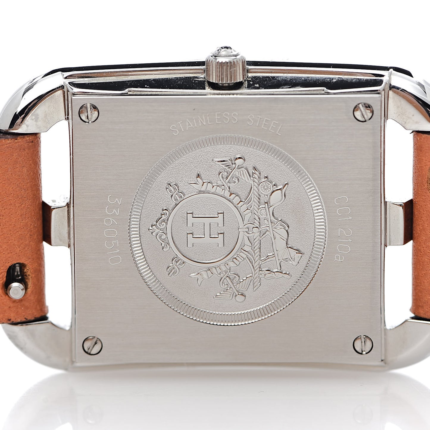 Stainless Steel Swift Diamond Mother of Pearl 23mm Cape Cod Double Tour Quartz Watch Orange