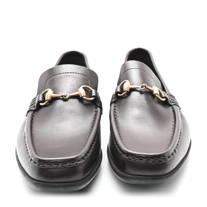 Gucci Calfskin Mens Horsebit Driver Loafers 9 Brown 3 of 9
