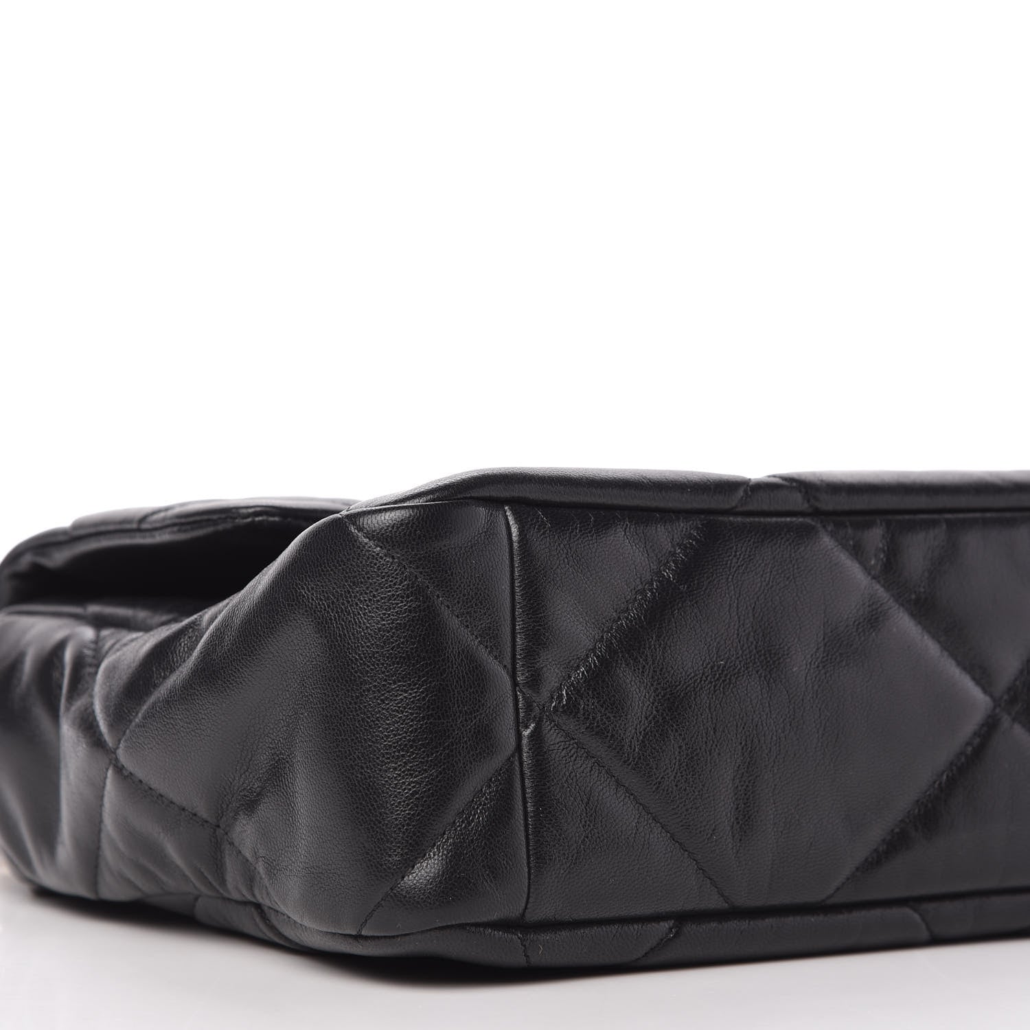 Chanel Goatskin Quilted Large Chanel 19 Flap Black 6 of 10