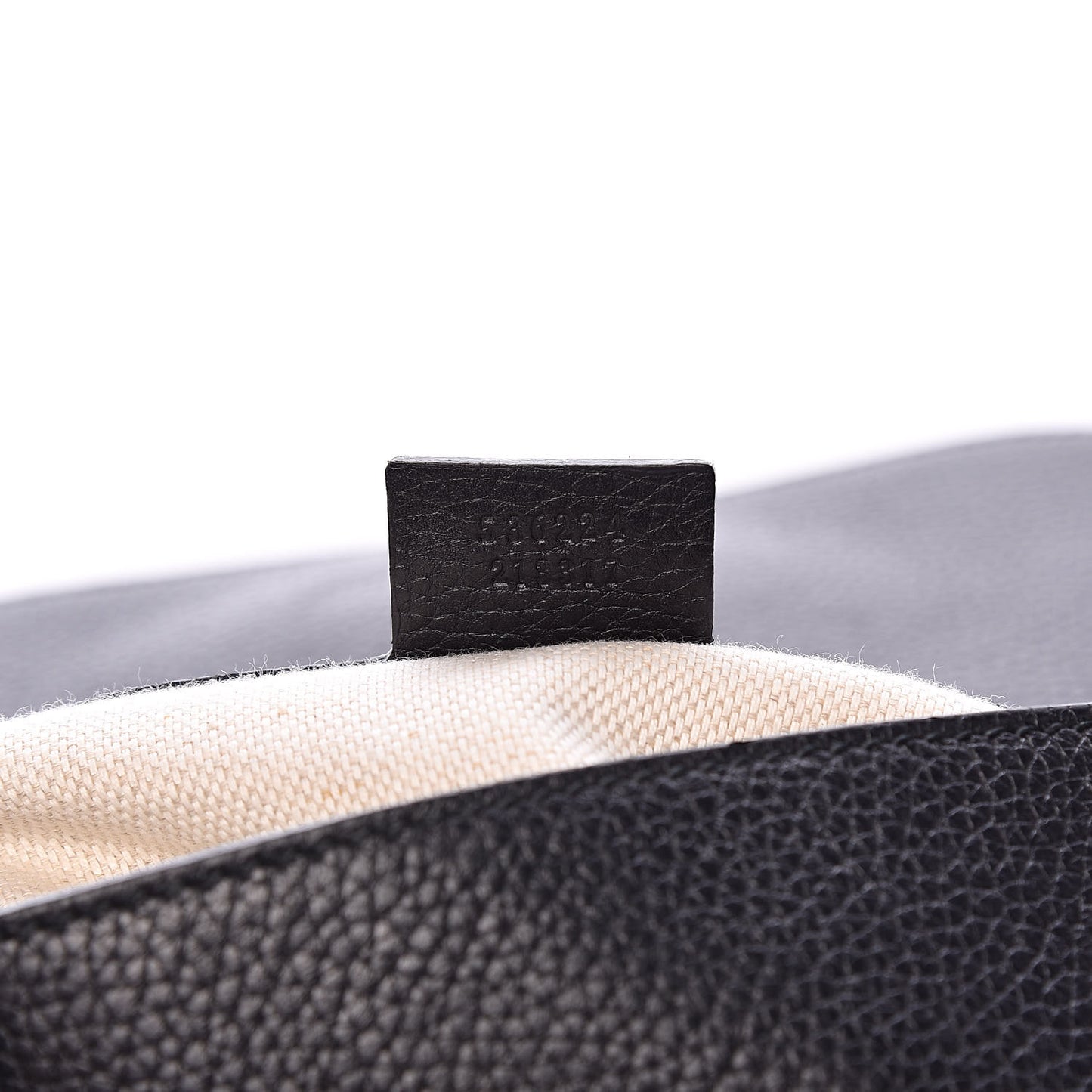 Pebbled Calfskin Medium Soho Flap Crossbody Black