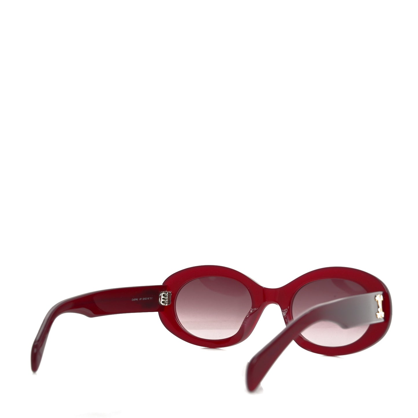 Acetate Triomphe 01 Sunglasses CL 40194U Milky Burgundy