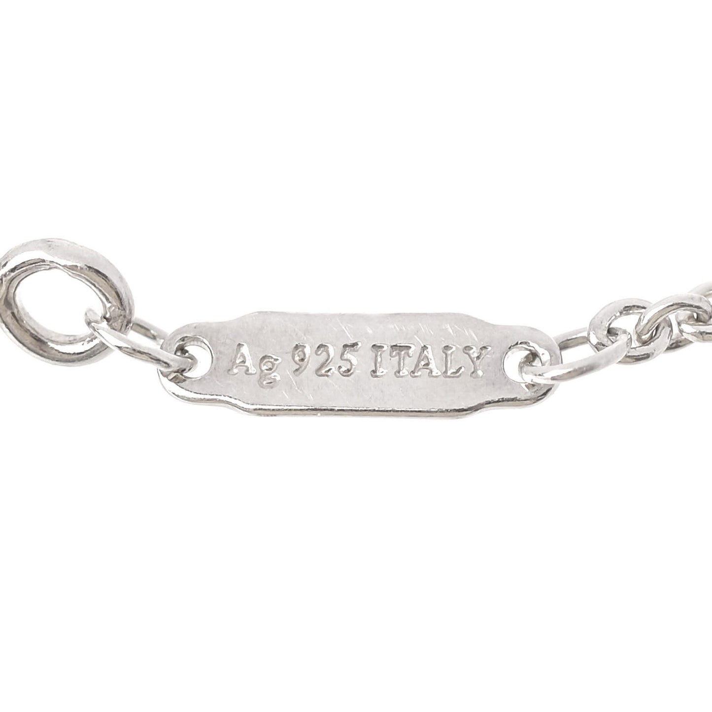 Sterling Silver 18K Rose Gold Return to Tiffany Love Bugs Butterfly Chain Bracelet