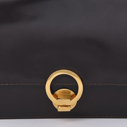 Hermes Box Sac Boutonniere Chocolate 9 of 11